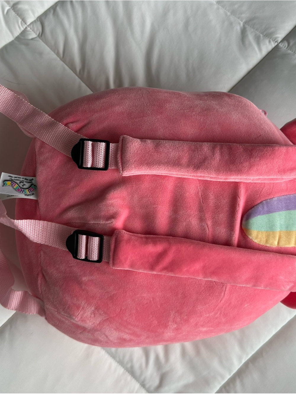 Squishmallow Pink Unicorn Backpack - Cute Pastel Horn - Picture 2 of 4